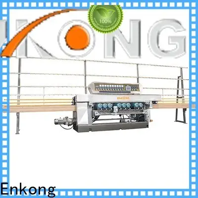 Enkong 10 spindles glass beveling equipment for business for polishing 1