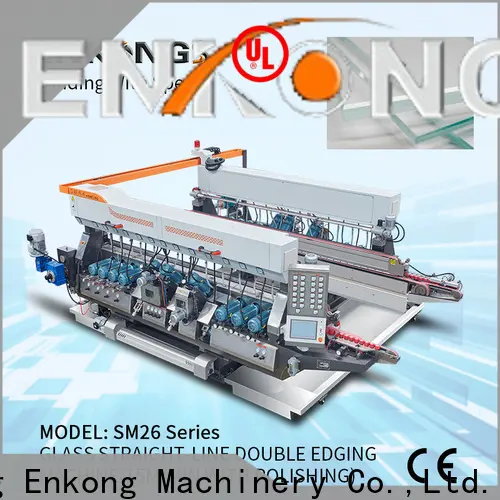 Enkong straight-line glass edging machine suppliers company for round edge processing1 1