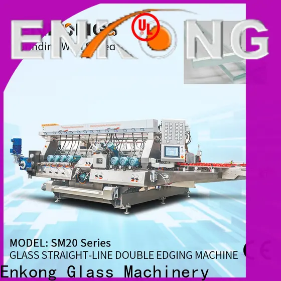 Enkong SM 22 automatic glass edge polishing machine factory for round edge processing1 1