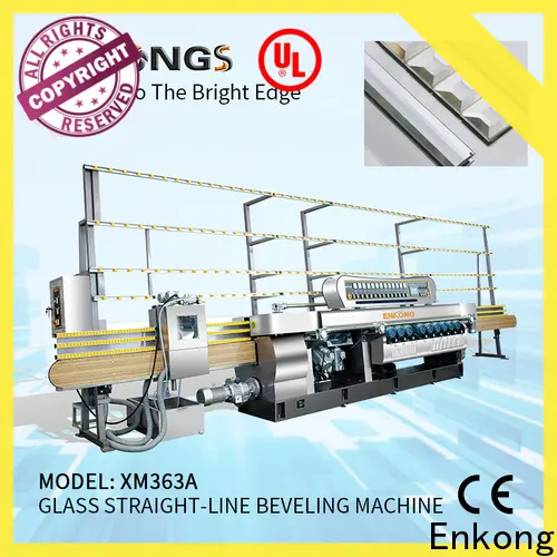 Enkong Latest small glass beveling machine suppliers for glass processing 1
