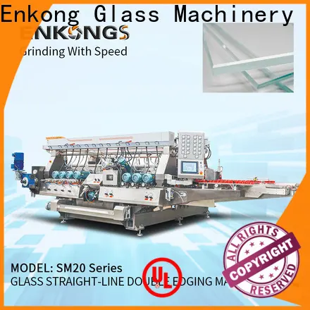 Enkong straight-line automatic glass cutting machine for business for round edge processing1 1