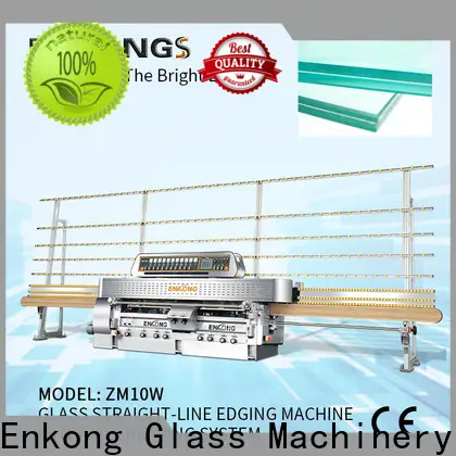 New glass straight line edging machine 45° arrises factory for polish 1