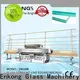 New glass straight line edging machine 45° arrises factory for polish 1