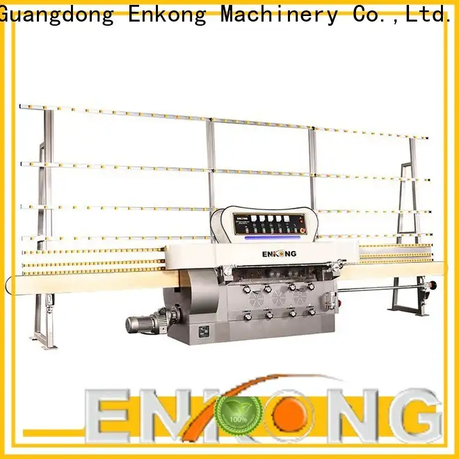 Enkong zm4y glass straight line edging machine supply for photovoltaic panel processing 1