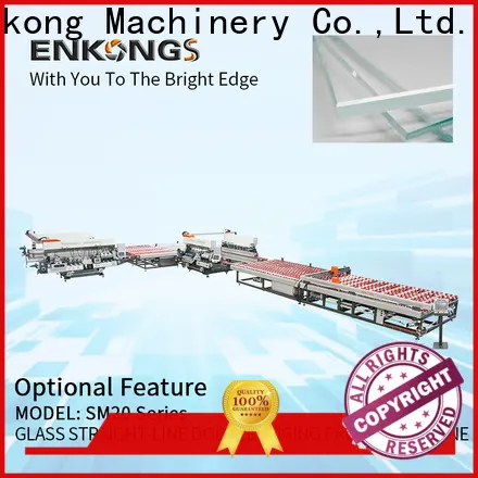 Enkong straight-line automatic glass edge polishing machine for business for round edge processing 1