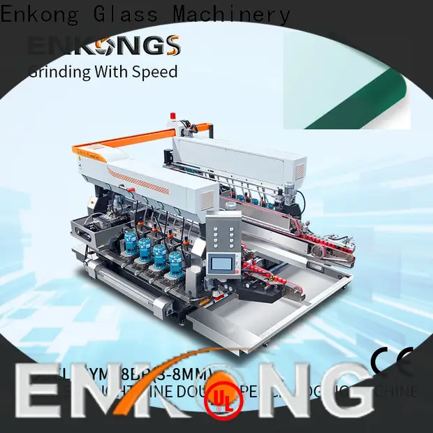Enkong SM 12/08 glass edging machine suppliers supply for round edge processing 1