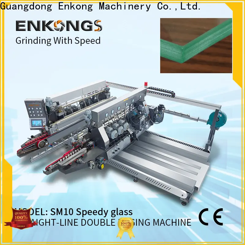 Enkong SM 26 glass double edging machine suppliers for photovoltaic panel processing 1