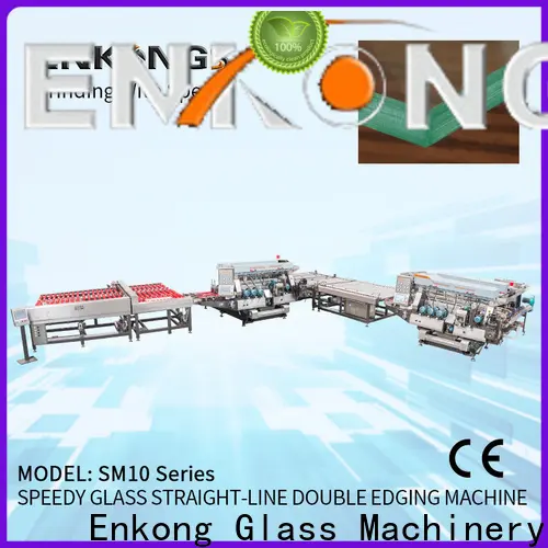 Latest glass double edger machine straight-line for business for round edge processing 1