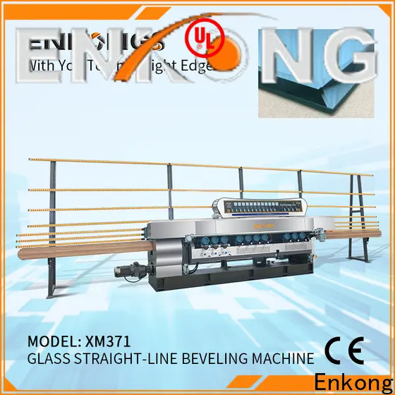 Enkong 10 spindles glass beveling machine manufacturers company for glass processing1 1