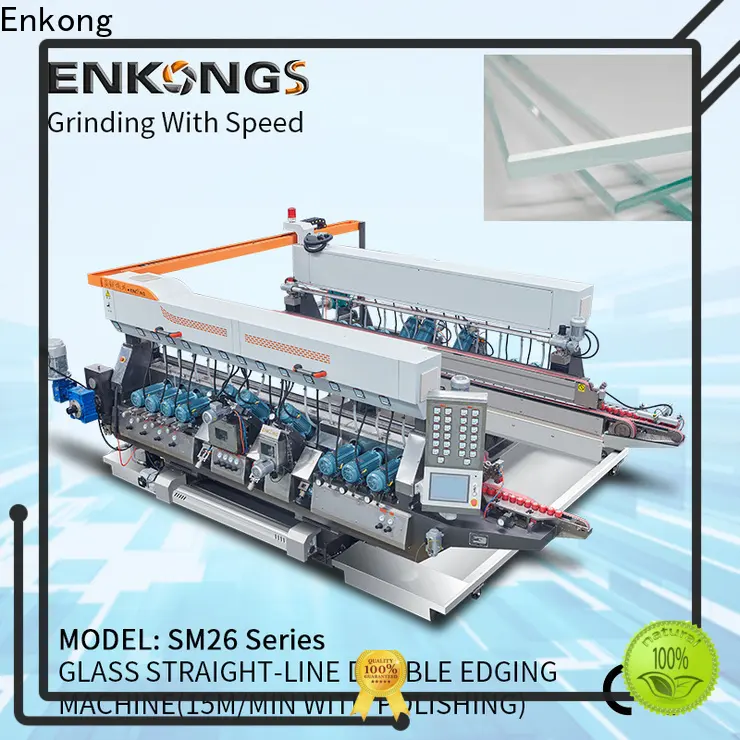 Enkong SM 10 automatic glass edge polishing machine for business for round edge processing 1