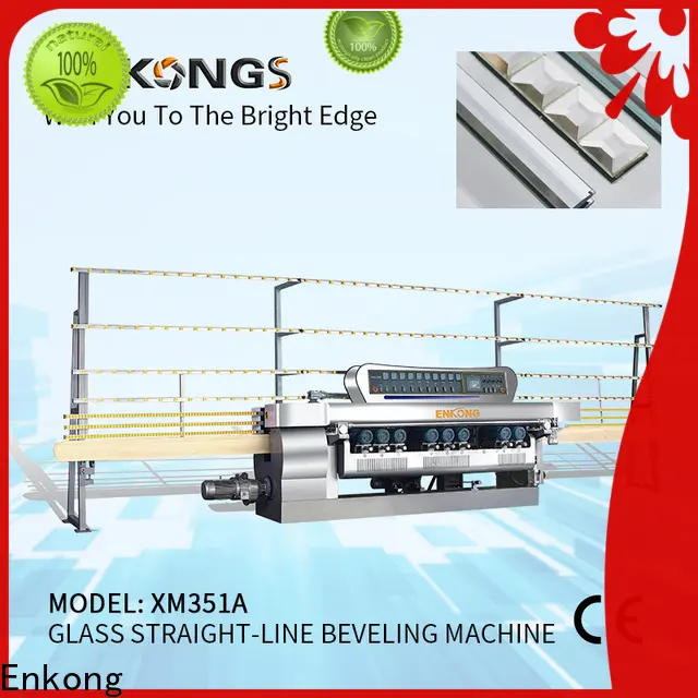 Enkong 10 spindles glass beveling equipment supply for polishing 1