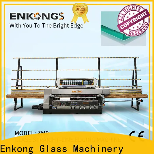 Enkong zm9 glass edge polishing machine for sale factory for round edge processing 1