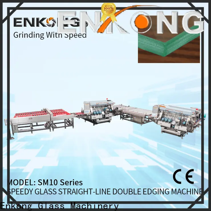 Enkong SM 10 glass double edger manufacturers for round edge processing 1