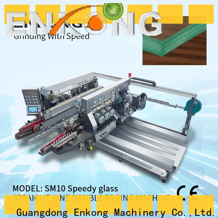 Enkong modularise design glass double edger machine suppliers for household appliances 1