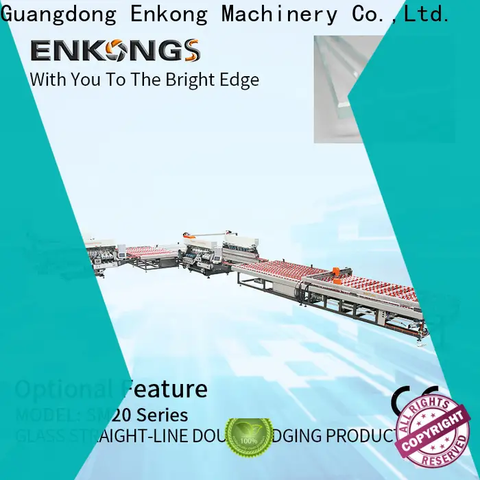 Enkong SYM08 glass double edging machine supply for household appliances 1