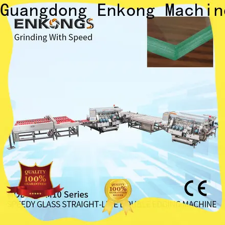 Enkong straight-line glass edging machine suppliers manufacturers for round edge processing1 1