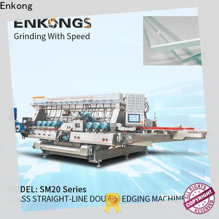 Best glass double edger SM 20 company for round edge processing 1