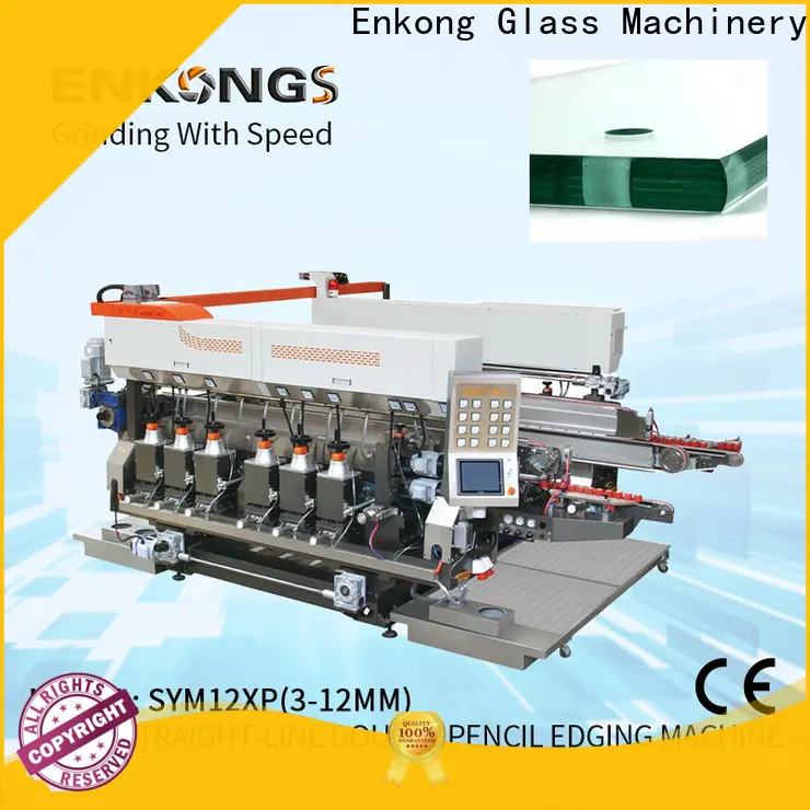 Enkong SM 20 glass double edger machine suppliers for round edge processing 1