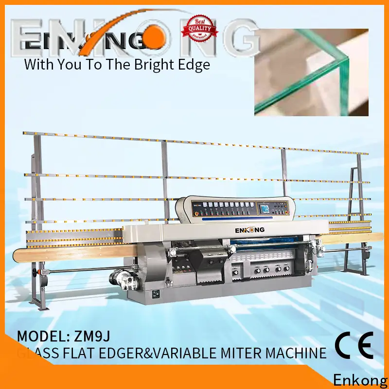 Top glass manufacturing machine price 5 adjustable spindles supply for round edge processing 1