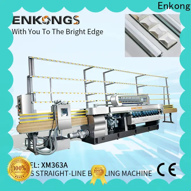 Enkong xm363a small glass beveling machine suppliers for polishing 1