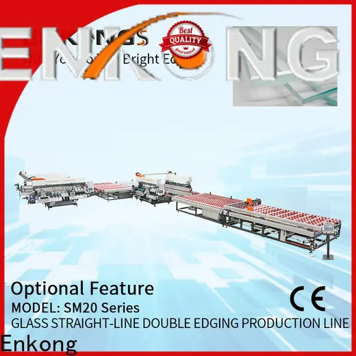 High-quality glass double edger machine SM 12/08 company for round edge processing 1