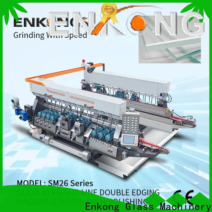 Enkong Top glass double edger machine for business for household appliances 1