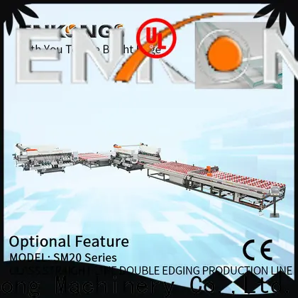 New glass double edger machine straight-line manufacturers for round edge processing 1