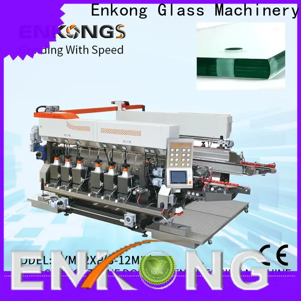 Enkong straight-line small glass edge polishing machine for business for round edge processing 1