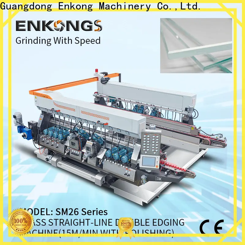 Enkong SYM08 glass double edger manufacturers for household appliances 1