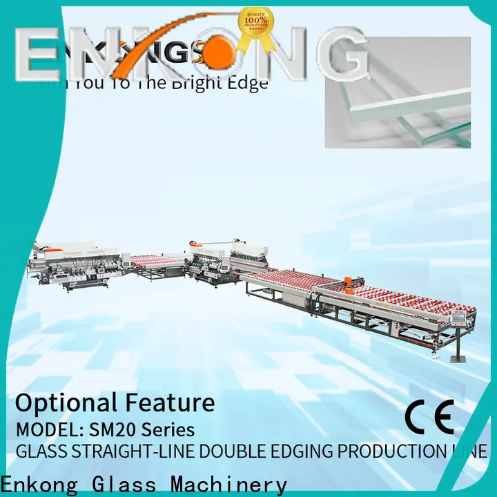 Enkong SM 12/08 small glass edge polishing machine manufacturers for photovoltaic panel processing2 1