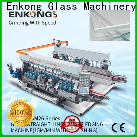 Enkong SM 20 glass double edger machine company for round edge processing 1