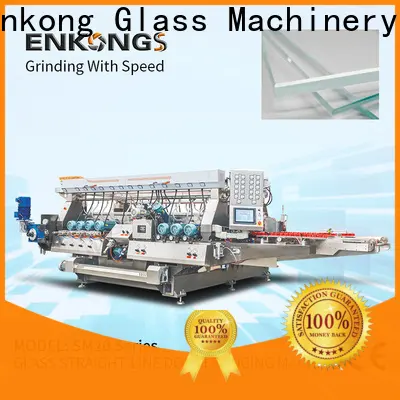 Enkong straight-line glass double edger for business for round edge processing 1