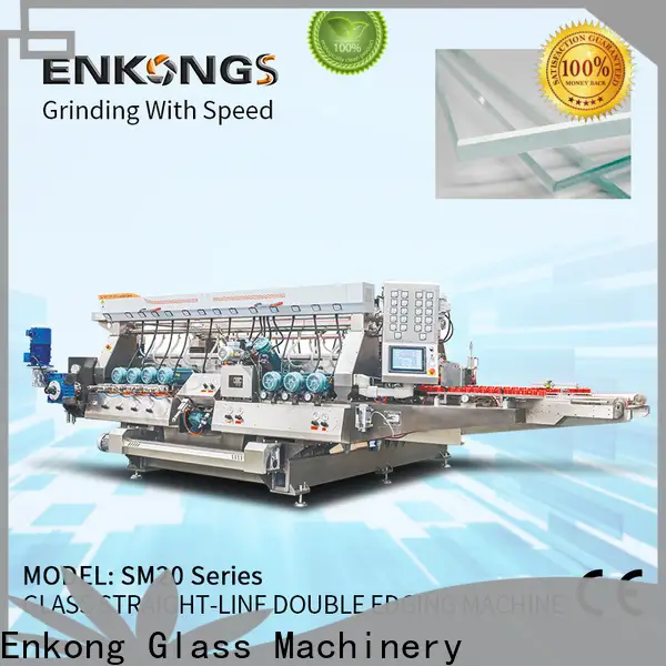 Enkong modularise design glass double edger machine for business for photovoltaic panel processing 1