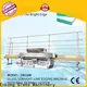 Top glass straight line edging machine with ABB spindle motors supply for polish 1