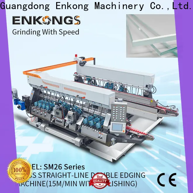 Enkong modularise design glass double edger machine for business for photovoltaic panel processing1 1