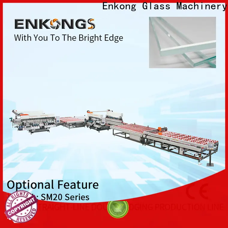 Enkong SM 20 glass double edger for business for round edge processing 1
