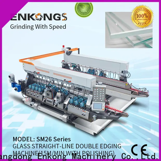 New small glass edge polishing machine SYM08 supply for round edge processing 1