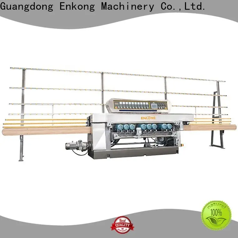 Enkong 10 spindles glass beveling machine for sale for business for polishing1 1