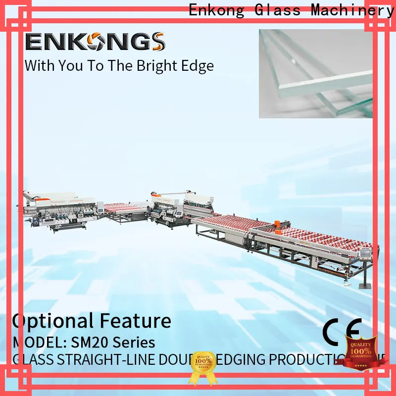 Best glass double edging machine SM 12/08 supply for round edge processing 1