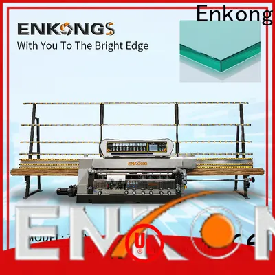 Enkong zm11 glass double edger company for round edge processing 1