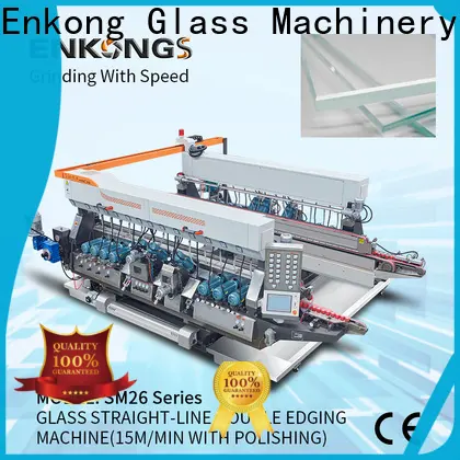 Top straight line glass polishing machine modularise design manufacturers for round edge processing 1