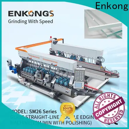 Enkong SYM08 glass double edging machine suppliers for photovoltaic panel processing 1