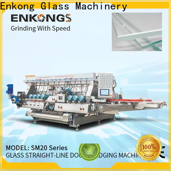 Best glass double edger machine SYM08 supply for round edge processing 1