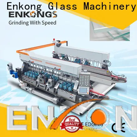 Enkong modularise design automatic glass cutting machine factory for round edge processing 1