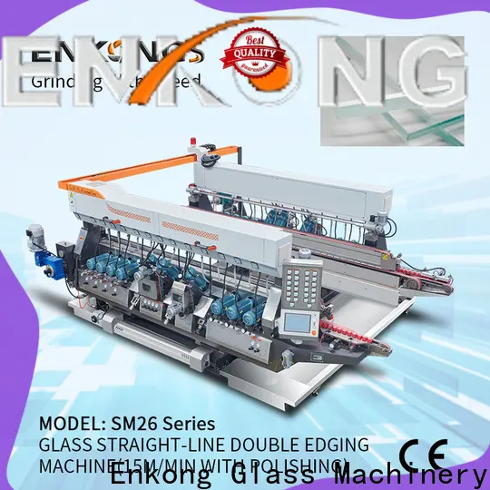 Enkong SM 12/08 used glass polishing machine for sale suppliers for round edge processing 1