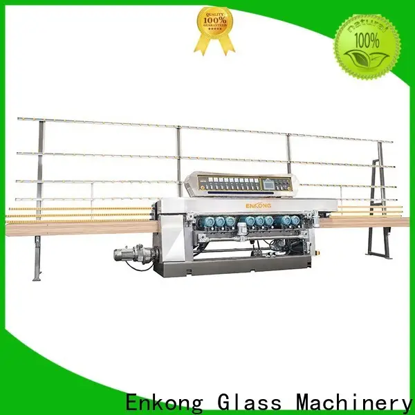 Enkong 10 spindles glass beveling equipment factory for glass processing1 1
