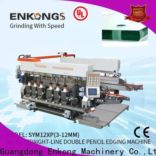 Enkong Latest straight line glass polishing machine company for round edge processing 1