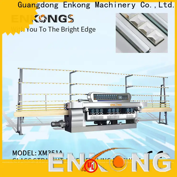 Enkong 10 spindles beveling machine glass company for polishing 1