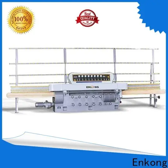 Enkong zm11 glass straight line edging machine price suppliers for photovoltaic panel processing 1