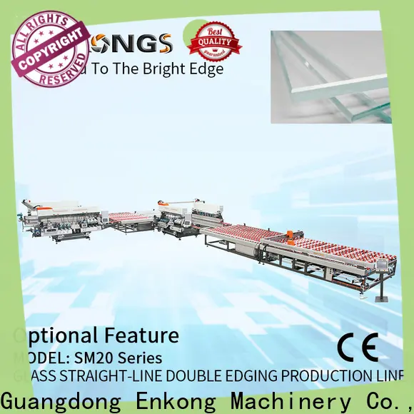 Enkong SM 20 glass double edging machine for business for round edge processing 1
